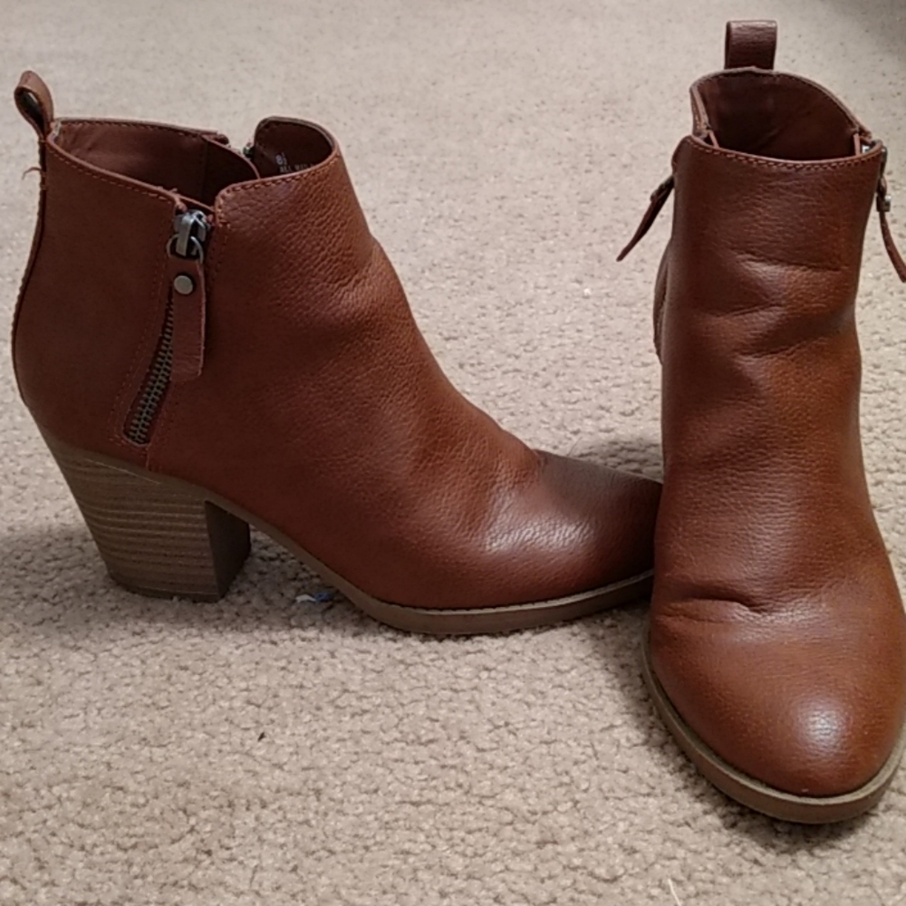 Target Cognac Booties